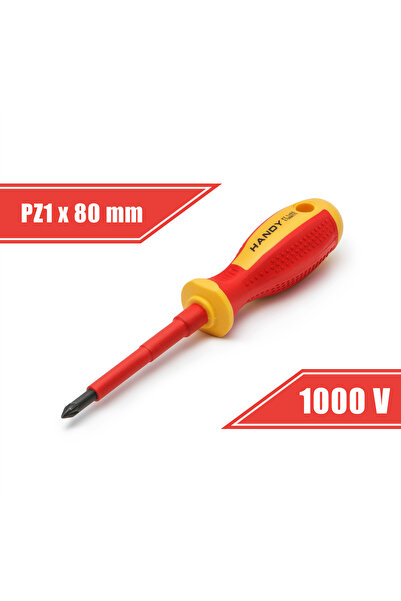 Alista Home PZ1 μονωμένο κατσαβίδι 1000V με μαγνητική μύτη, στέλεχος 80 χιλιοστά