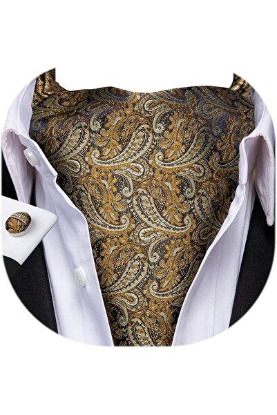 Dubulle Cravat Ties for Men with Pocket Square and Cufflinks Ascot and Handke...