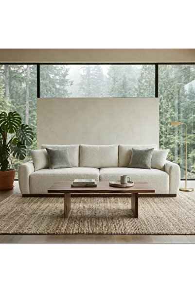 Lilt Beng Three-Seater Sofa – Beige