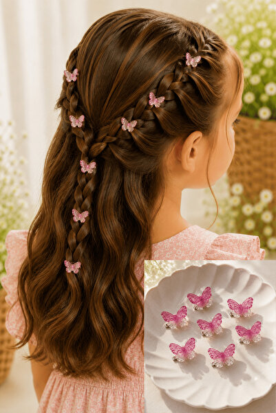 Generic Brand Butterfly Figured Hair Earrings 8 Pieces