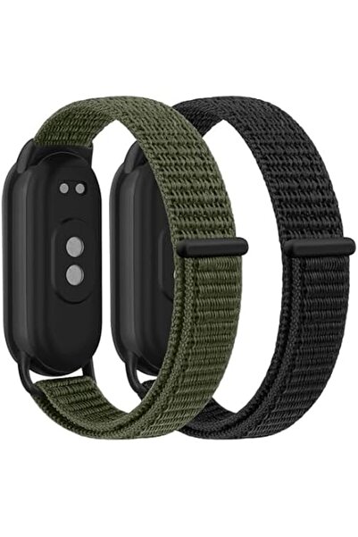 Zoye Nylon Strap for Xiaomi Mi Band10/9/8，Soft Adjustable Breathable Sport Lo...