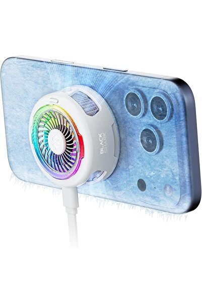Black Shark FunCooler 5 Magnetic Cell Phone Cooler for Gaming, Portable Mobil...