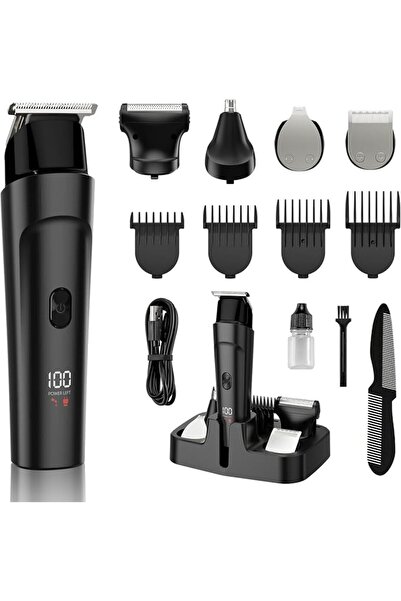 GENERAL Trimmer Shaver Set for Men - 5 in 1 Kit Electric Razor, Nose Hair Tri...