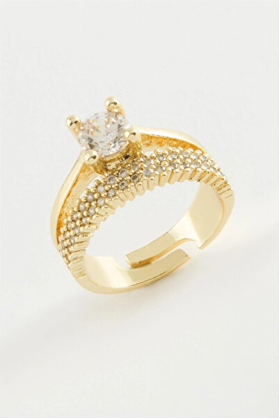 SORA GROUP Single Zircon Stone Ring