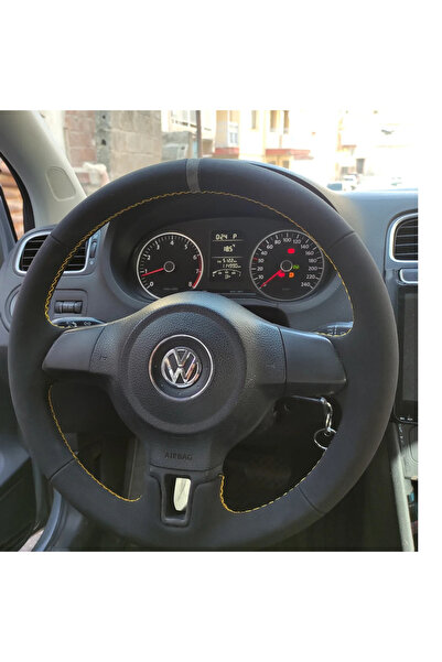 MATDRIVE WOLKSWAGEN POLO ARACA ÖZEL SOFT DİREKSİYON KILIFI