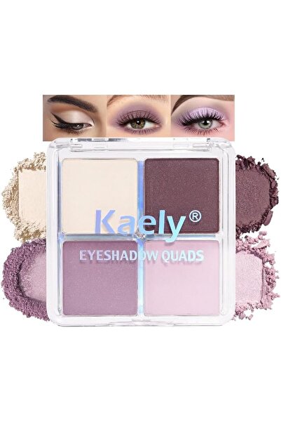 Kaely مجموعة ظلال عيون كريمية، باليت ظلال عيون بلون بني طبيعي مطفي ولامع، ظلا...