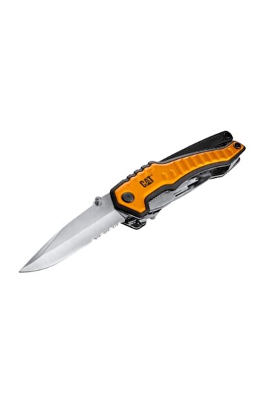 Cat Multifunctional Folding Knife, Steel, Black