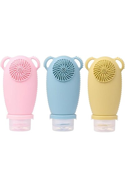 Hannea 3pcs Travel Bottles for Toiletries, 100ml Silicone Small Bottles for T...