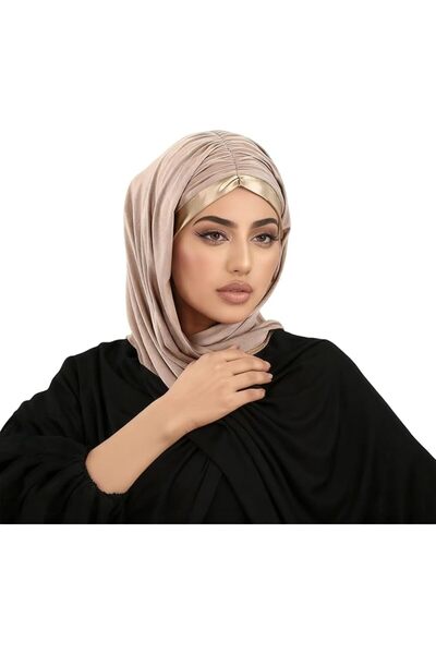 GENERAL RVROVIC Women Muslim Hijab Adjustable Stretchy Turban Full Cover Brea...