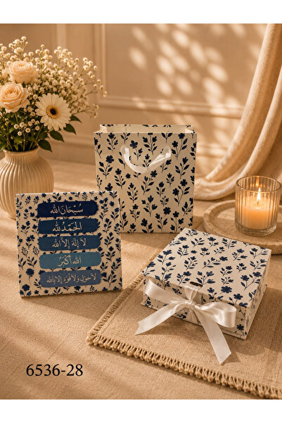 bity thok Blue Color Luxury Design Gift Sets with Box and Bag