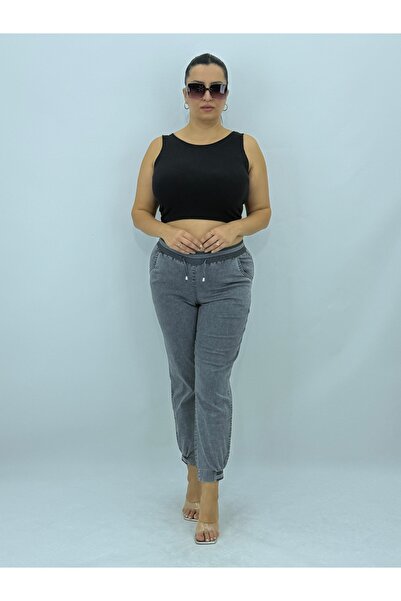 MOTIVATION Plus Size High Waist Elastic Drawstring Leg Detail Lycra Mom Women...