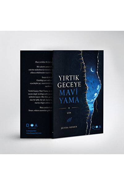 DOA Yayınları Yırtık Geceye Mavi Yama - Şeyda Keren