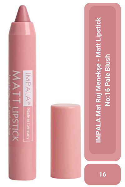 IMPALA Matte Lipstick Violet - Matt Lipstick No:16 Pale Blush