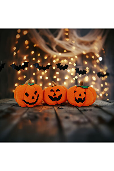 Alista Home Set de decorațiuni textile de Halloween cu dovleci, 3 bucăți, 10x...