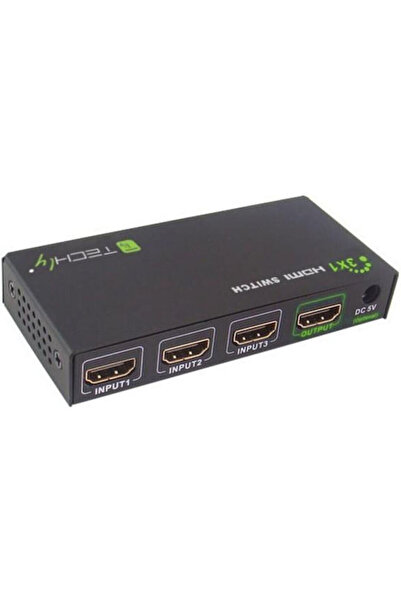 Techly HDMI 4K UHD 3D HDMI Switch IDATA-HDMI-4K31