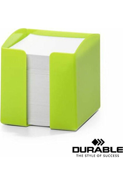 Durable Πλαστική θήκη χαρτιού σε πράσινο χρώμα 1 τεμάχιο 9x9x9εκ.
