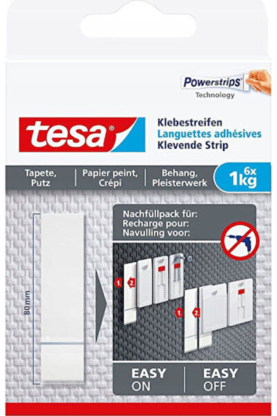 Tesa Ticaret Tesa Κραφτ Πλάστερ 1 κιλό 6 Τεμάχια σε Λευκό Χρώμα Κωδικός: 7777...