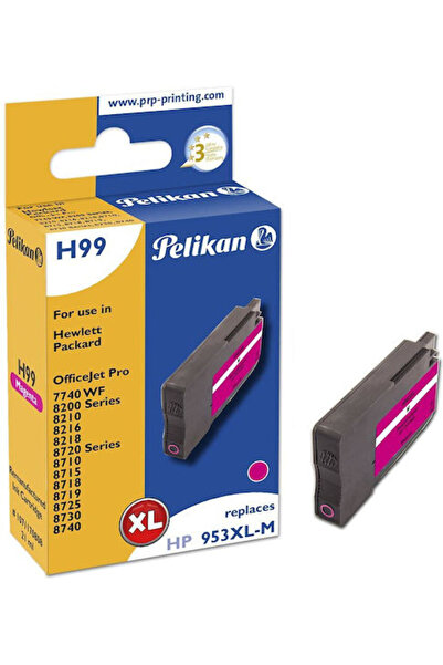 Pelikan Συμβατό Μελάνι Εκτυπωτή Inkjet HP F6U17AE HP953XL 300 Σελίδες Ματζέντ...