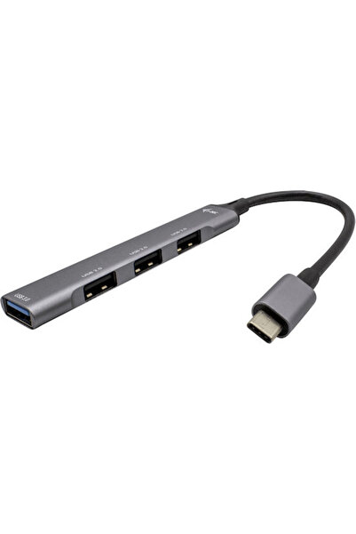 Other i-tec USB-C Μεταλλικό USB Hub 4 Θύρες USB 3.0 με σύνδεση USB-C Γκρι Κωδ...