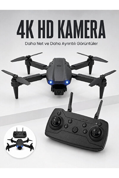 pınaxar E99 Pro 4K HD Kameralı Katlanabilir Drone APP Kontrollü Uzaktan Kuman...