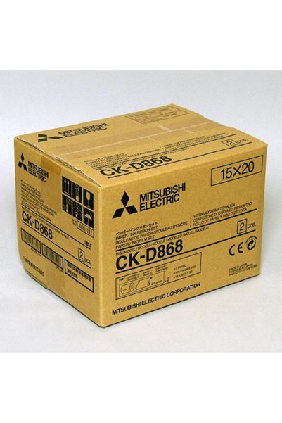 Mitsubishi Electric CK-D868 Γνήσια Μελανοταινία & Χαρτί για CP-D90DW-P/CP-D80...