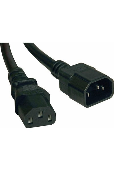 LogiLink Καλώδιο IEC C14 - IEC C13 1.8μ Μαύρο (CP091)