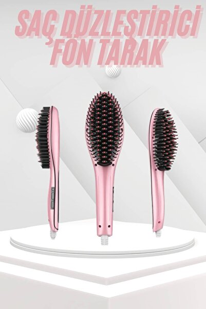 pınaxar Hair Brush Intelligent Lcd Display Practical Hair Straightener Comb P...