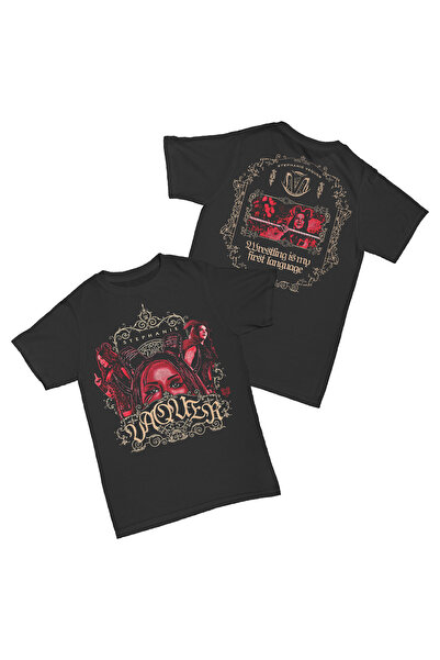 l'eivor Stephanie Vaquer Printed Black Cotton T-Shirt