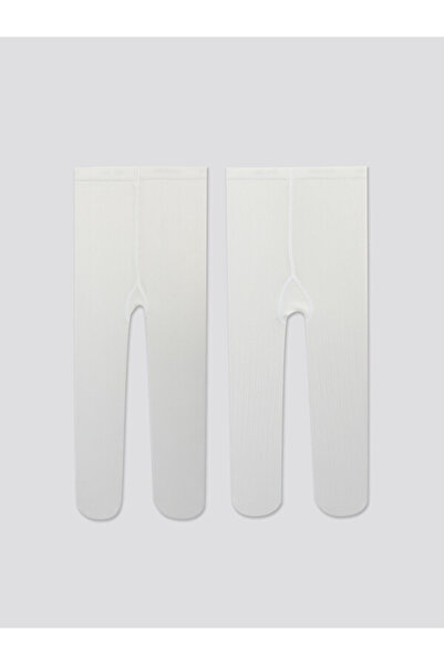 LC Waikiki Quality Pieces from Çelebi Store Baby Girl Pantyhose 2-Pack