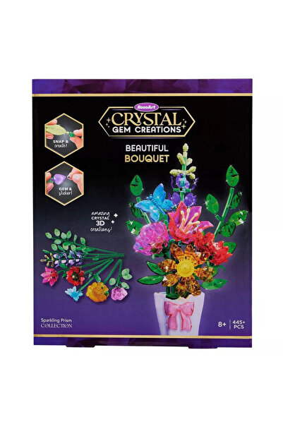 LEXIBOOK Crystal Gem Creations - Δημιουργικό Set Κρυστάλλινου Μπουκέτου με 7 ...