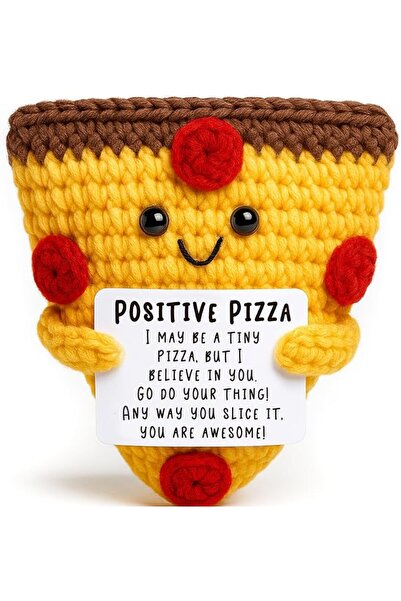 TERRIFI Positive Pocket Dinosaur Doll, Funny Emotional Support Knitted Dinosa...