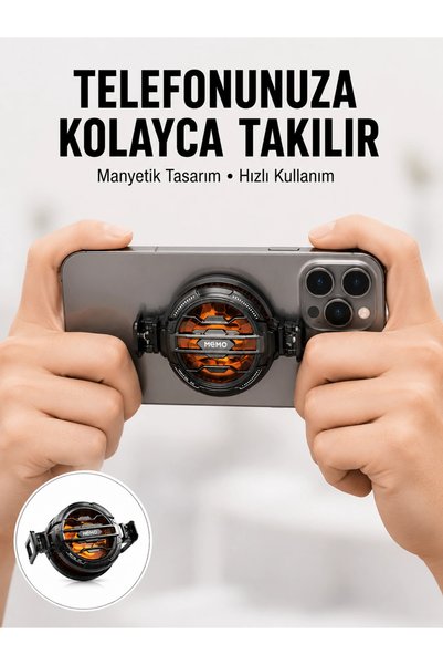 Eco Lounge Telefon Soğutucu | LED Işık Efektli | Power Aparatlı | Sessiz ve Taşınabilir Model Yeni Nesil