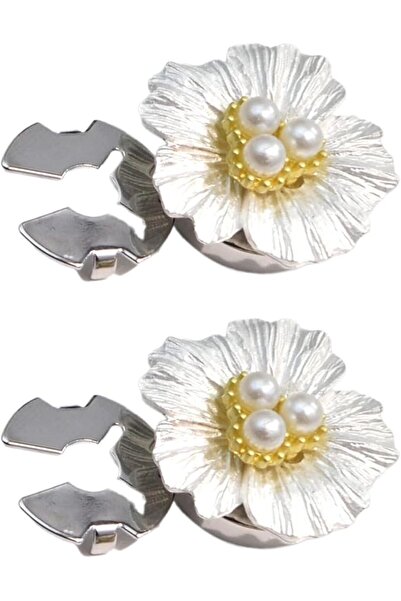 Generic Button Covers Pearl Flower Shaped | Clothing Button Covers Decorative...