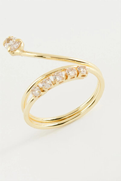 Mercansa Snake Zircon Stone Ring