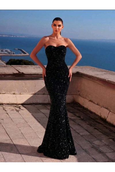 Generic Brand Rochie eleganta cu paiete