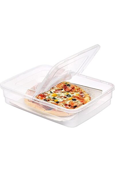 EXCEFORE Pizza Dough Proofing Box with Lid and Handle – Clear Plastic Dough R...