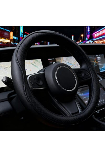 GENERAL Car Steering Wheel Cover, Microfiber Leather Steering Wheel Covers wi...