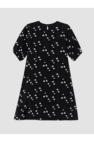 LC Waikiki NEVAVM Rochie mini cu decolteu oval și broderie