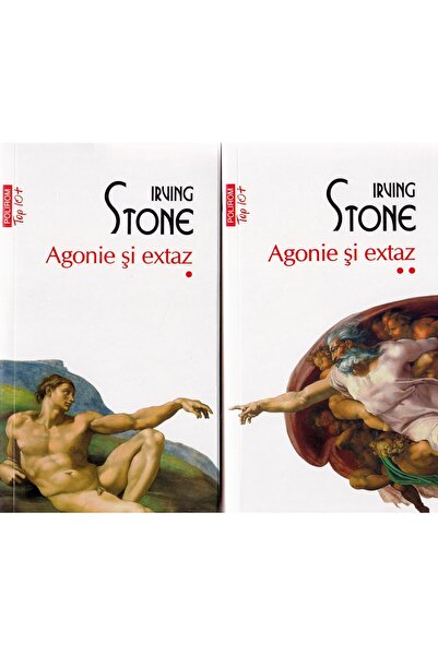 Editura Polirom Sigilat- AGONIE SI EXTAZ VOL. 1 + 2- Irving Stone
