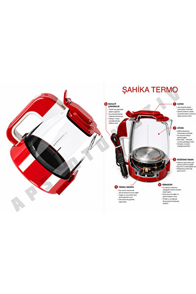 APS OTOMOTİV ŞAHIKA 12V SU ISITICI KETTLE 750 ML.