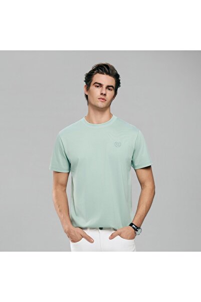 Giordano Men's Slim Fit Liquid Touch Cotton Crew Neck Tee
