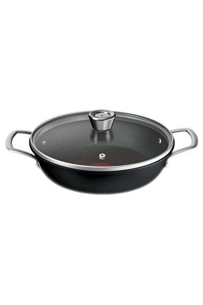TEFAL Tigaie Excellence+ cu capac 24cm G3308802 Negru și Argintiu
