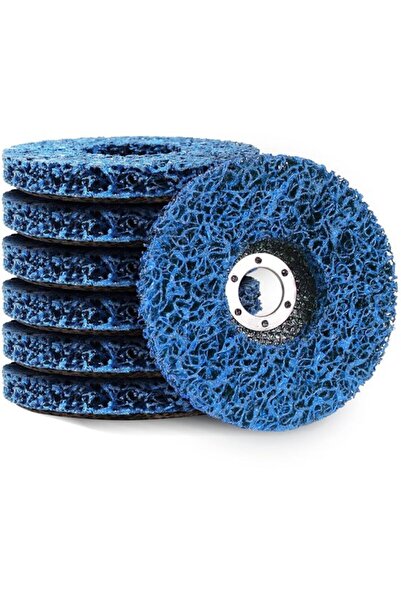 STARSTAR Polishing pads 7pc 100mm blue paint/rust removal.