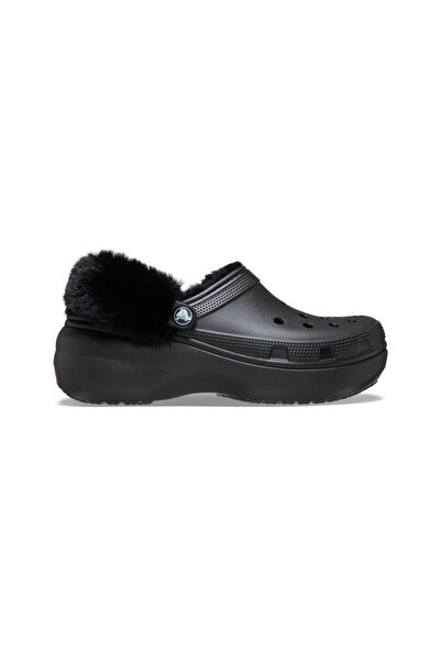 Crocs ΚΛΑΣΙΚΟ ΣΑΜΠΟΤΑΝΙ ΠΛΑΤΦΟΡΜΑΣ ΜΕ ΦΟΥΣΤΑ 212854-001 Μαύρο 39/40