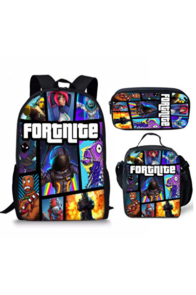 Other 3-In-1 Fortnite Series School Backpack Multicolour