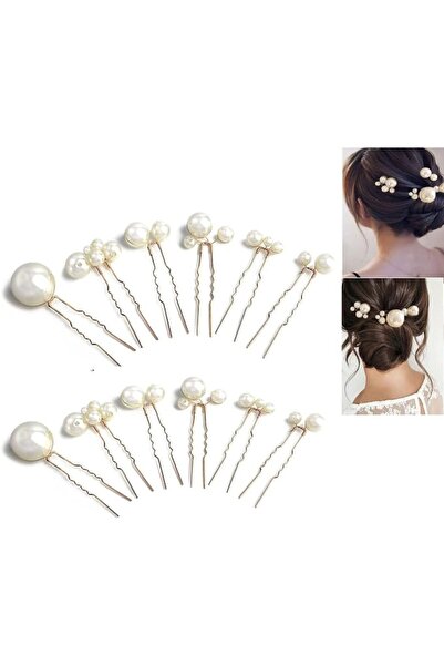 SWIUKPHE دبابيس شعر مزينة باللؤلؤ والأحجار الكريمة للزفاف، إكسسوارات شعر ذهبي...