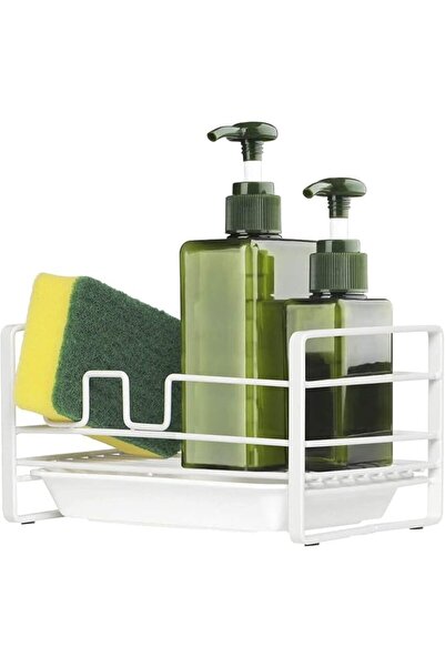 X SPRING Kitchen Sink Sponge Holder, Large Rustproof Stainless Steel Caddy Or...