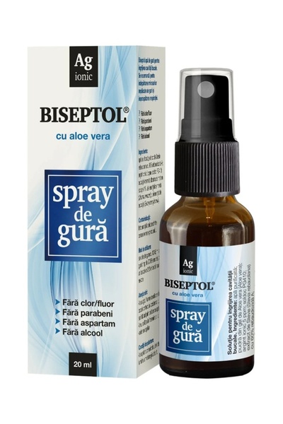 Dacia Plant Spray de gura cu Aloe Vera Biseptol, 20ml