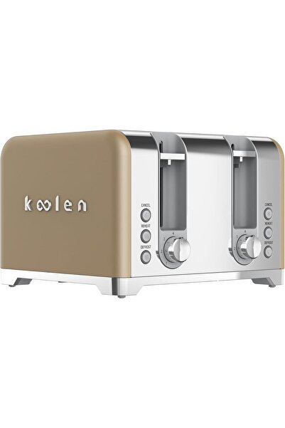 Koolen محمصة خبز من الفولاذ المقاوم للصدأ بـ 4 شرائح، طراز Limited Line، بقوة...