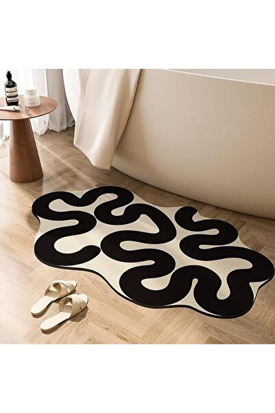 SmartMaster Bathroom Rug, Ultra Soft Microfiber Shaggy Bath Mats, Extra Absor...